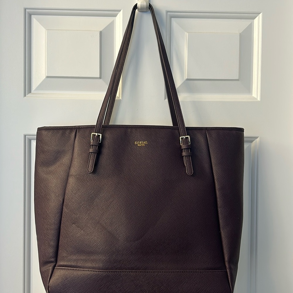SORIAL NEW YORK, Large Saffiano tote bag